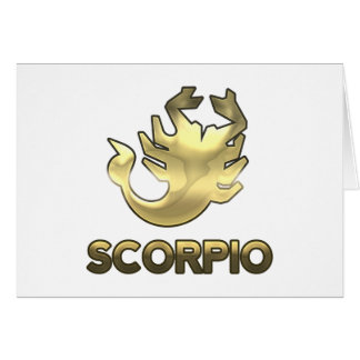 Muestra del zodiaco del escorpión - edición del