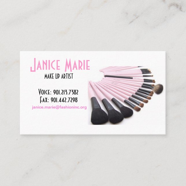 Muestra II de la tarjeta de visita del artista de (Anverso)