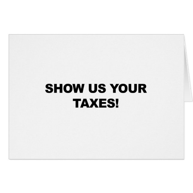 ¡Muéstranos Tus Impuestos! (Anverso (Horizontal))