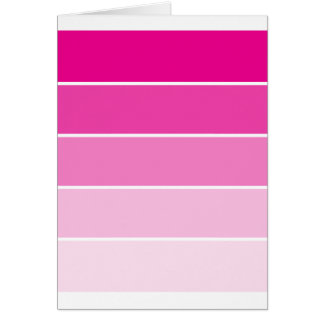 Muestras de pintura rosa brillante