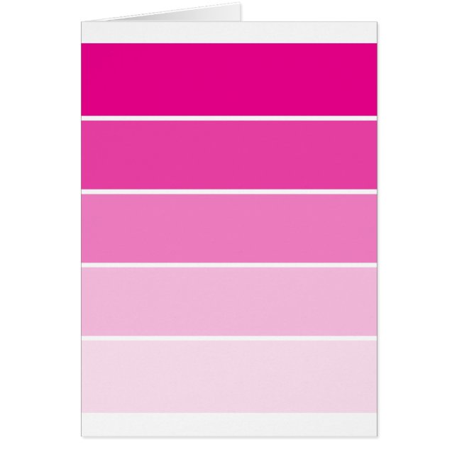 Muestras de pintura rosa brillante (Frente)