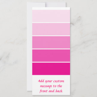 Muestras de pintura rosa brillante