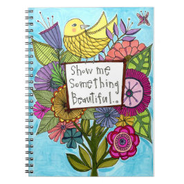 Muéstreme algo cuaderno hermoso