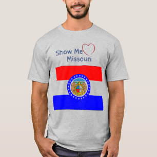 Muéstrenme amar a Missouri Uni-sex camiseta patrió