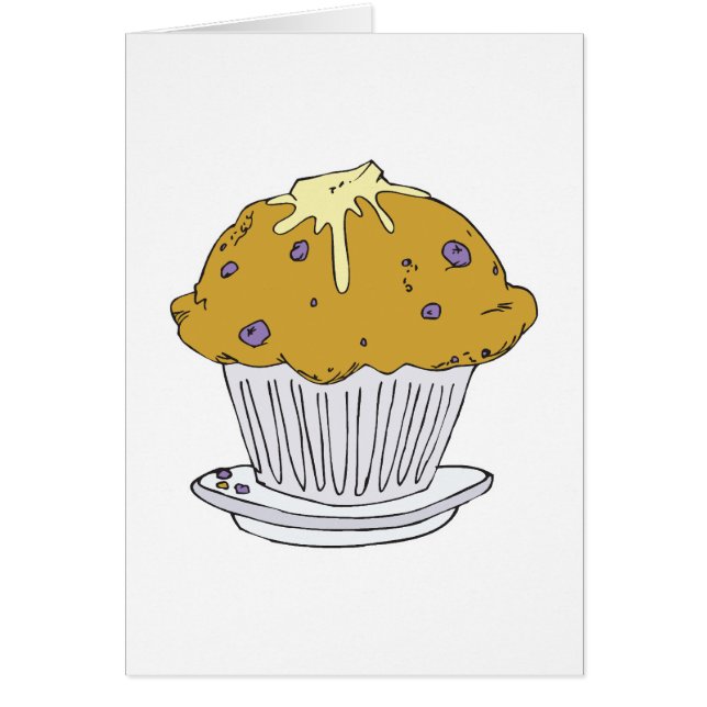 muffin de arándano de arándano (Frente)