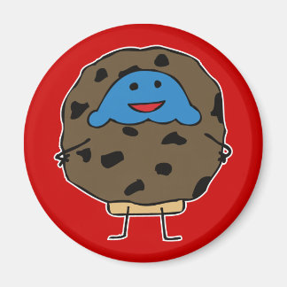 Muffin de gallina de chocolate - imán