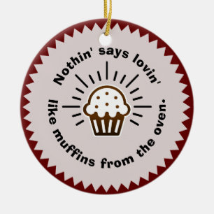 Muffins del ornamento del horno