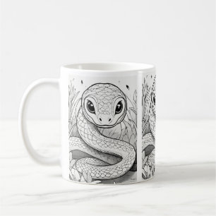 Mug clásico, 11 oz , Mug dragón, Copa de café, ser