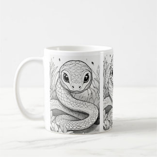 Mug clásico, 11 oz , Mug dragón, Copa de café, ser