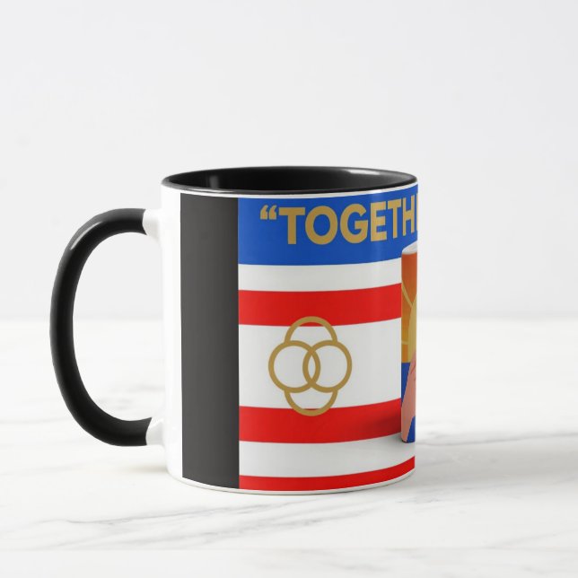 Mug Combo personalizado - Cubierta de color y Copa (Izquierda)