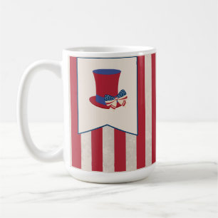 Mug de bandera de Estados Unidos Patriótico Copa