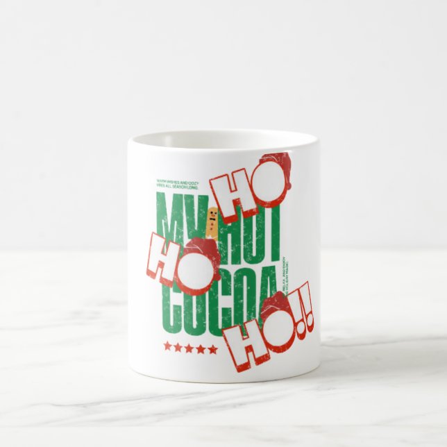 Mug de cerámica para navidades, Copa de vacaciones (Centro)