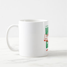 Mug de cerámica para navidades, Copa de vacaciones