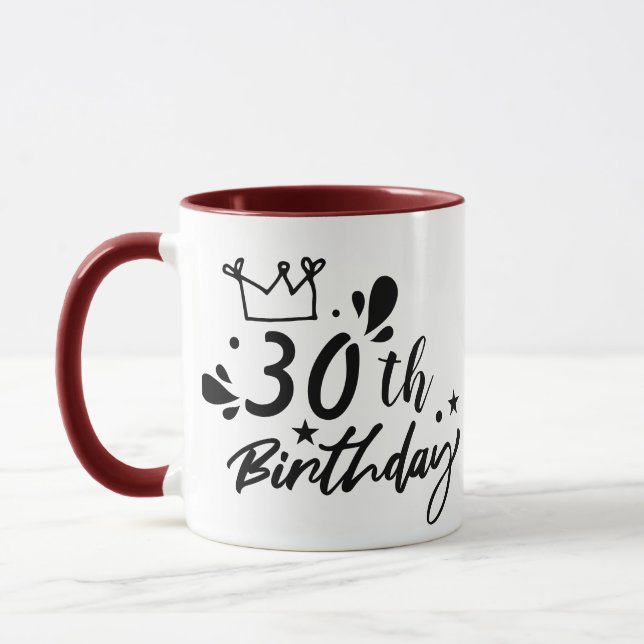Mug de cumpleaños personalizada - Copa de café de  (Izquierda)
