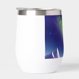 Mug de galaxia cósmica - Nebulosa verde sobre el m