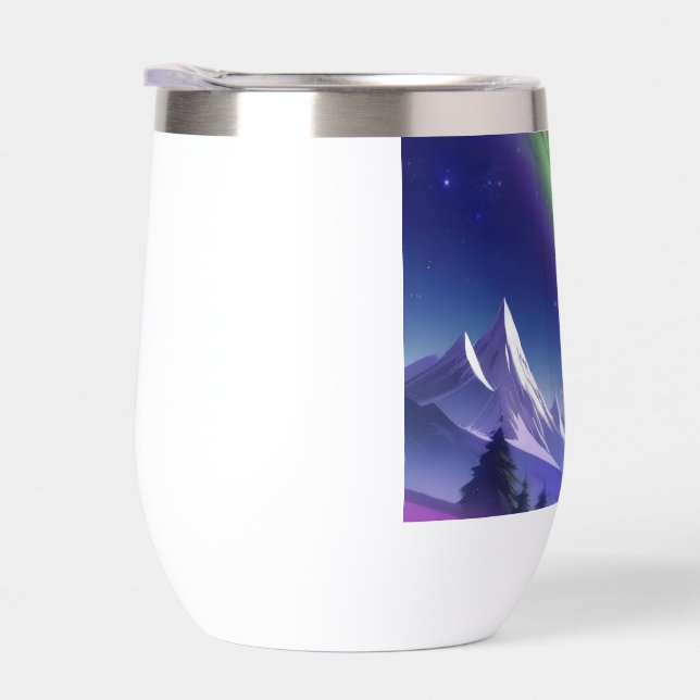 Mug de galaxia cósmica - Nebulosa verde sobre el m (Derecho)