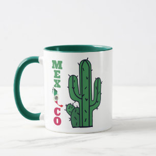 Mug de la bandera mexicana - Copa Verde Roja de ca