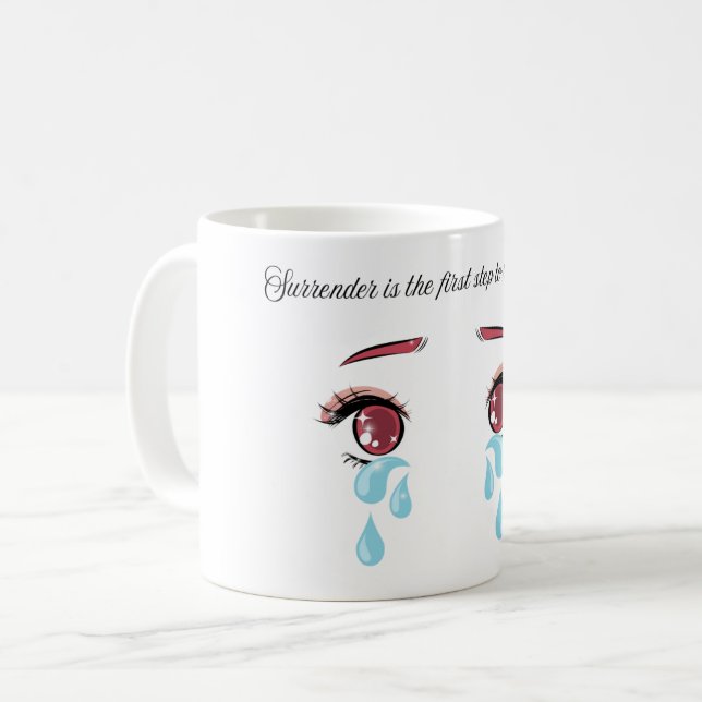 Mug de la libertad emocional: Copa de café de arte (Anverso izquierdo)