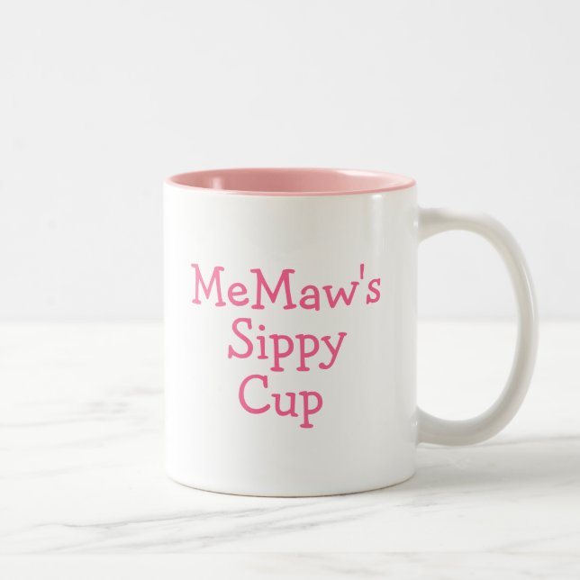 Mug de la taza de sippy de Memaw (Derecha)