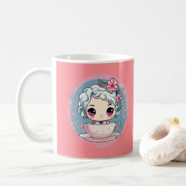 Mug de muñeca de la copa de té