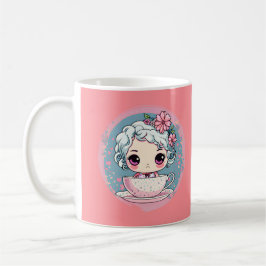 Mug de muñeca de la copa de té