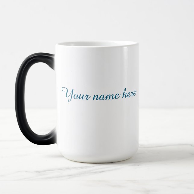 Mug de nombre personalizado - Copa de café cerámic (Izquierda)