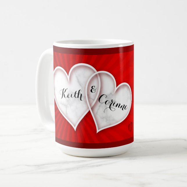 Mug de personalizable, cariño. Jarra (Anverso izquierdo)