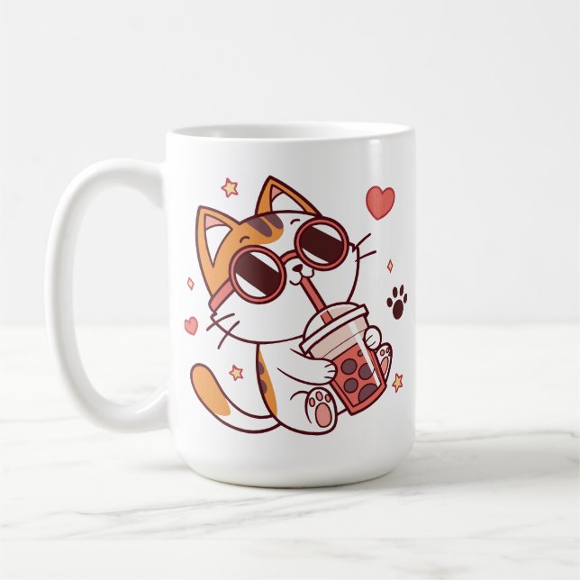 Mug de té Boba Cat de Guay - Copa de café y té (Izquierda)
