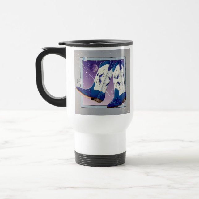 Mug de viajes, Copa - Boots de Cowboy con deslizam (Izquierda)