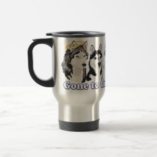 Mug de viajes del Husky Siberiano - Copa de Jamie