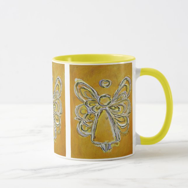 Mug o copa de ángel amarillo (Derecha)