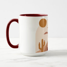 Mug - taza grande - Terracota por Ludilabel