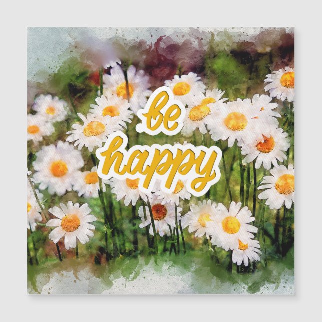 Mugre de flores de Chamomile, Regalo de cumpleaños (Anverso)