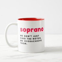 Mugre de regalo de Soprano, taza de regalo gracios