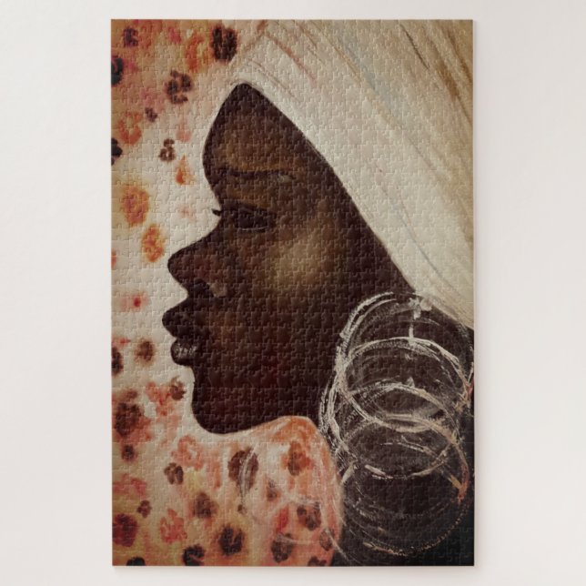 Mujer Africana Rompecabezas (Vertical)