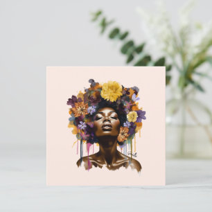 Mujer afroamericana con pelo afro floral (3)