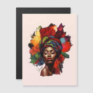 Mujer afroamericana empoderada