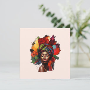 Mujer afroamericana empoderada