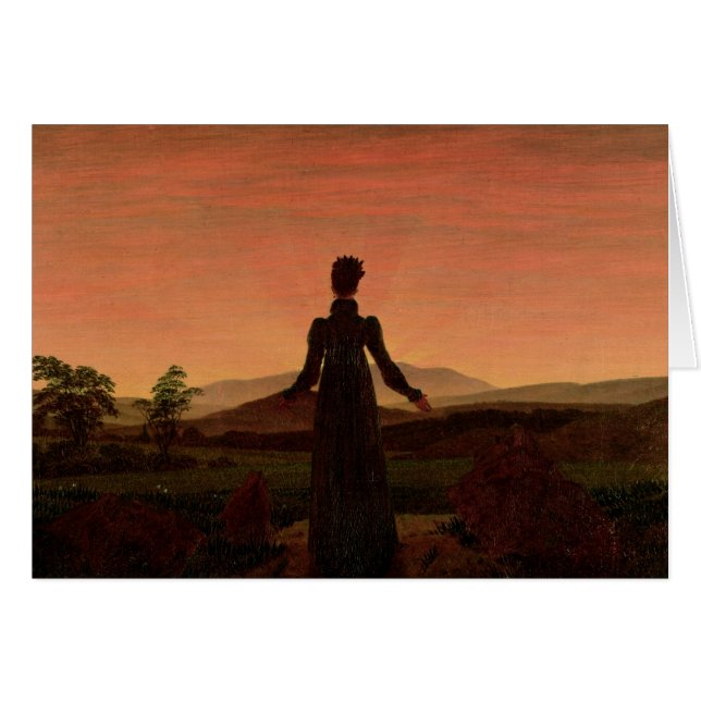 Mujer al amanecer (Anverso (Horizontal))
