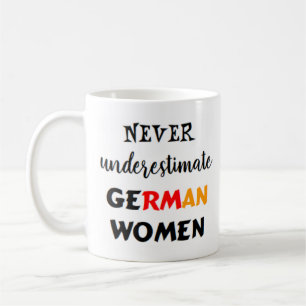 mujer alemana taza de café