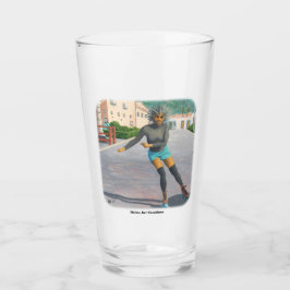 Mujer alienígena Roller patinaje Fantasía Vidrio p