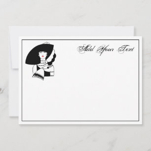 Mujer Art Déco En Grandes Gorras Gantes RL