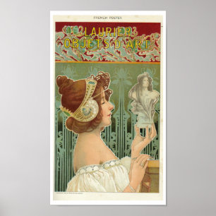 Mujer Art Nouveau Arte francés por henri livemont