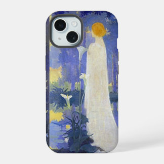 Mujer Art Nouveau con Calla Lilies
