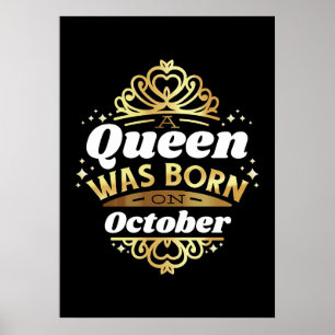 Mujer Arte Reina Nació En Octubre