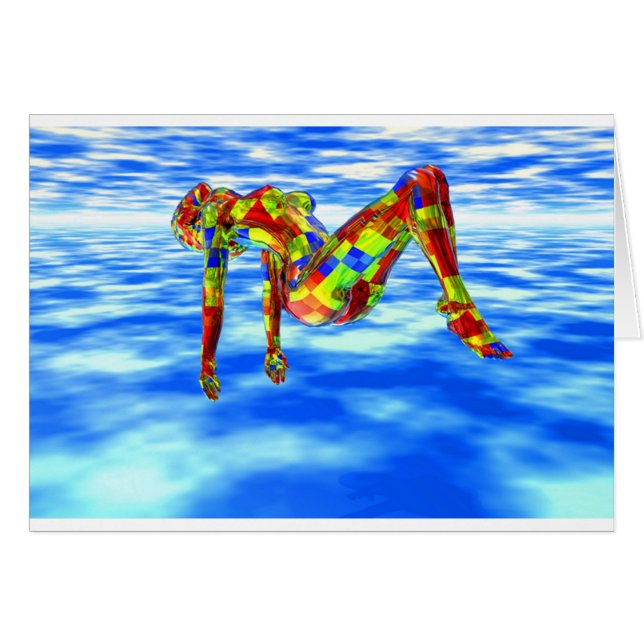 Mujer azul mística (Anverso (Horizontal))