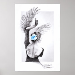 Mujer bailando cisne ballet Arte de dibujo surreal