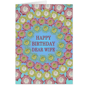 Mujer Birthday Crochet Flowers