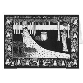 Mujer blanco y negro de Nouveau del arte de