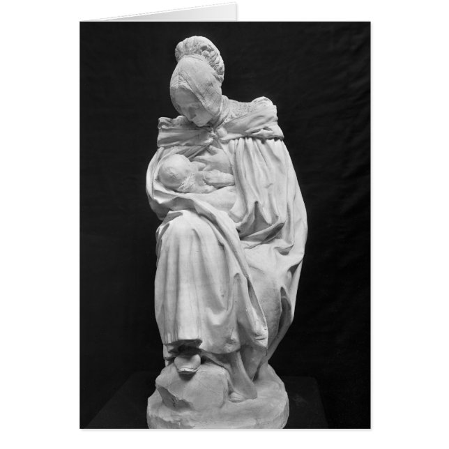 Mujer bulonesa alimentando a su hijo (Frente)